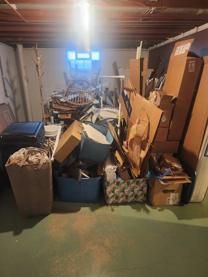 Roll-off dumpster container at job site for 15 Yard Dumpster Rental in Kingsville